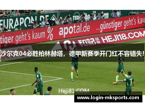 沙尔克04必胜柏林赫塔，德甲新赛季开门红不容错失!